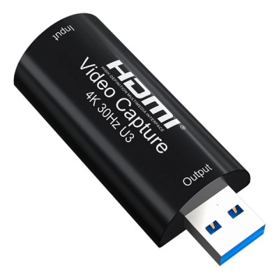 HDMI Vidéo Capture 4K Noir _ RS-HDCAP4K-2